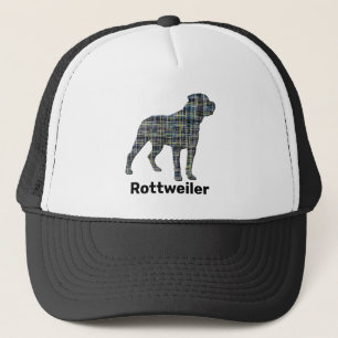 Casquette Grille de silhouette Rottweiler / Rottie Dog
