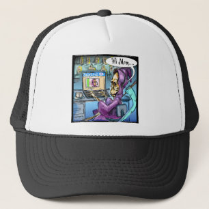 Casquette Grim Reaper & Skythe Funny Gifts Cards & Tees