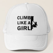 Casquette Grimper comme une femme escalade rock (Devant)