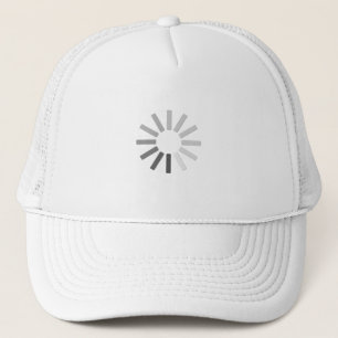 casquette gris de symbole de chargement