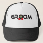 CASQUETTE GROOM<br><div class="desc">Great vend pour le Groom. Parfait pour le Bachelor Party ou on the honeymoon.</div>