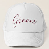Casquette Groom Calligraphie (Devant)