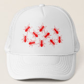 Casquette Grosse fourmi rouge Tir Drôle Dames (Devant)