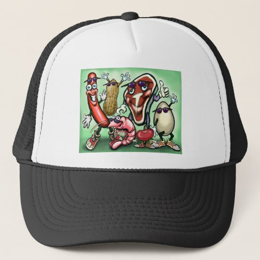 Casquette Groupe d'aliments pour protéines de viande (Devant)