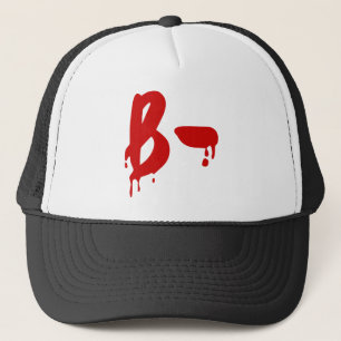 Casquette Groupe sanguin B- Hôpital d'horreur négatif