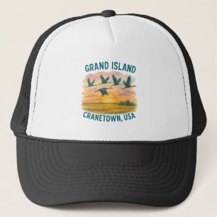 Casquette Grues du Nebraska de Grand Island Sunset Crantow