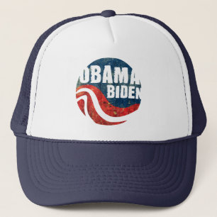 Casquette grunge de camionneur d'Obama Biden
