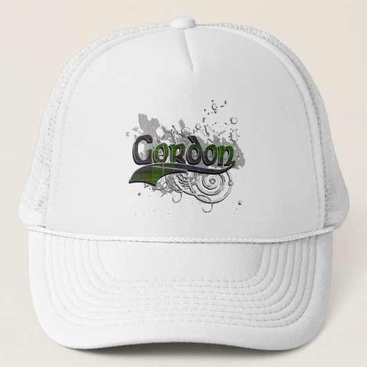 Casquette Grunge de tartan de Gordon (Devant)