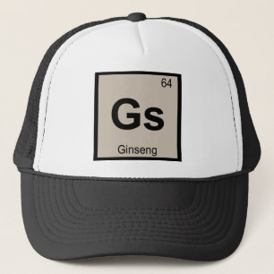Casquette Gs - Chimie du Ginseng Symbole du tableau périodiq