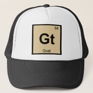 Casquette Gt - Chimie de la viande de chèvre Symbole du tabl