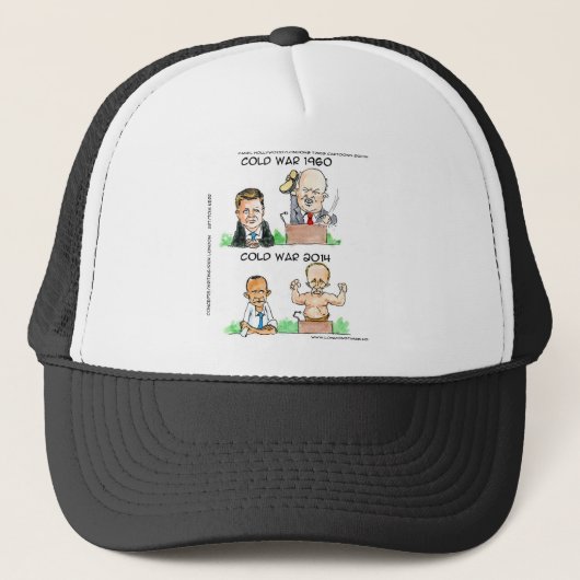 Casquette Guerres froides de 1960 et 2014 Drôle (Devant)