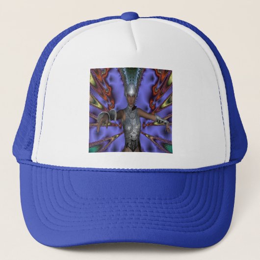 Casquette Guerrier d'argent (Devant)