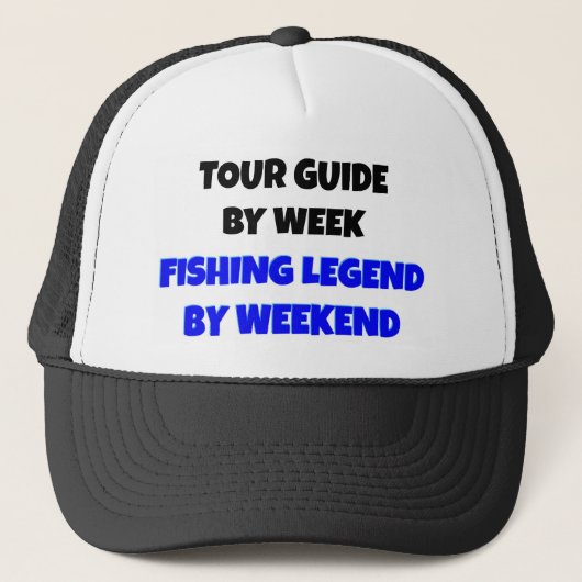 Casquette Guide de visite Légende de pêche (Devant)