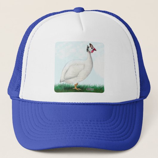 Casquette Guinée blanche (Devant)
