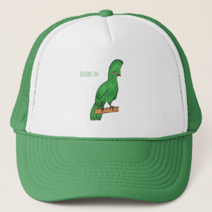Casquette Guinée turaco bird cartoon