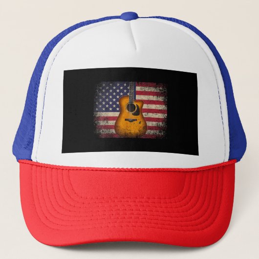 Casquette Guitar 4th of July Venin American Flag USA - Count (Devant)