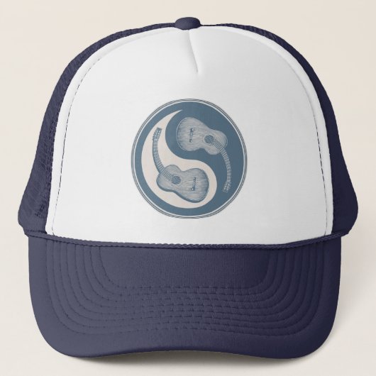 Casquette Guitare classique Yin Yang (Devant)