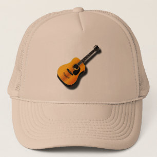 Casquette Guitare Vintage acoustique avec nom personnalisé 