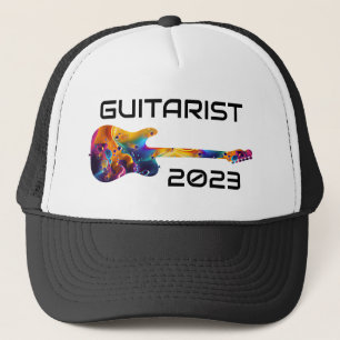 CASQUETTE GUITARISTE 2023 GUITARE COLORÉE CADEAU POUR GROUPE
