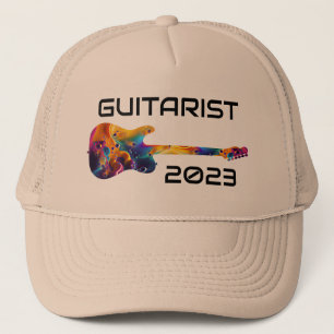 CASQUETTE GUITARISTE 2023 GUITARE COLORÉE GROUPE CADEAU
