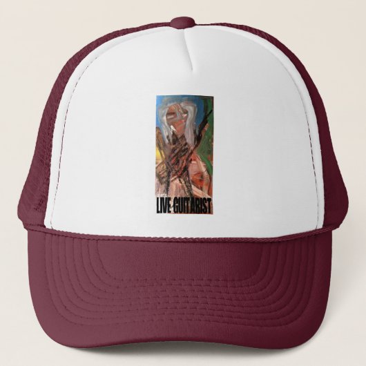 CASQUETTE GUITARISTE EN LIVE (Devant)