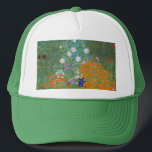 Casquette Gustav Klimt - Jardin des fleurs<br><div class="desc">Jardin aux fleurs - Gustav Klimt en 1905-1907</div>