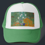 Casquette Gustav Klimt - Jardin des fleurs<br><div class="desc">Jardin aux fleurs - Gustav Klimt en 1905-1907</div>