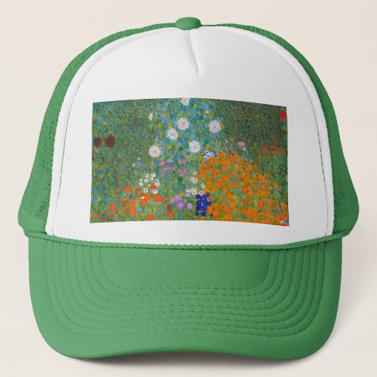 Casquette Gustav Klimt - Jardin des fleurs (Devant)