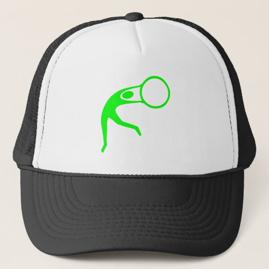 Casquette Gymnastique rythmique - Vert (Devant)