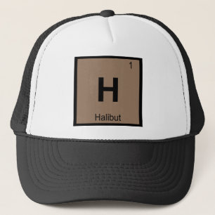 Casquette H - Chimie du Flétan Symbole du Tableau Périodique