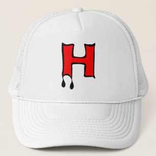 Casquette HA" ★ Bleeding Devil's Teeth-Initial H Trucker Hat