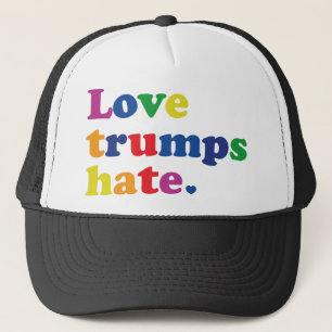 Casquette Haine d'atouts d'amour de GLBT