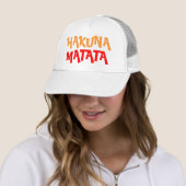 Casquette Hakuna Matata coloré (En situation)