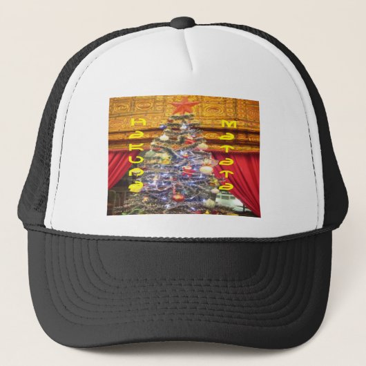 Casquette Hakuna Matata Joyeux Noël & un Joyeux Nouvel An.p (Devant)