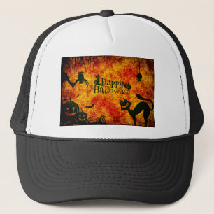 Casquette Halloween Chat Effrayant Surréaliste L'Atmosphère