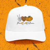 Casquette Halloween de l'amour de la paix