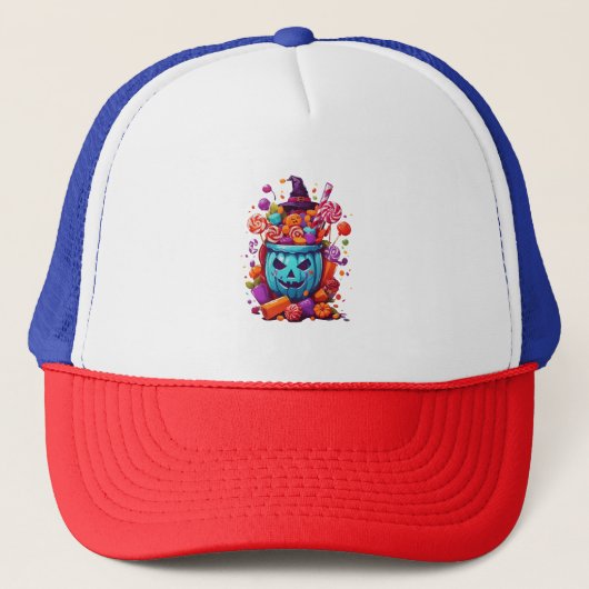 Casquette Halloween drôle (Devant)