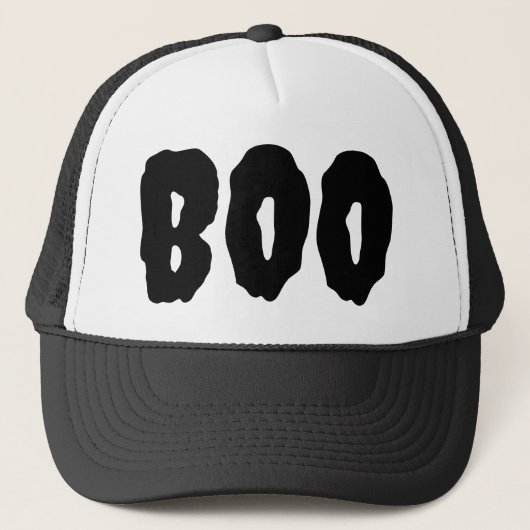 Casquette Halloween effrayant Boo (Devant)
