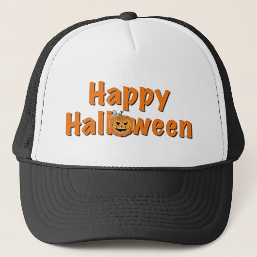 Casquette Halloween | éffrayant jack-o-lanterne (Devant)