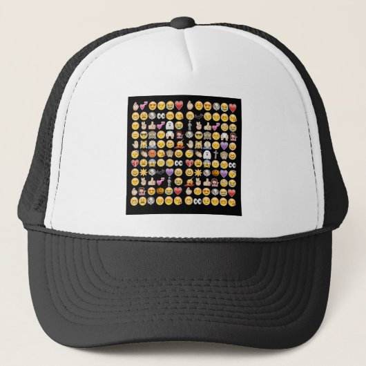 Casquette halloween emoji (Devant)