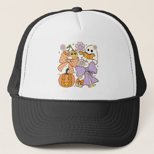 Casquette Halloween enseignant éffrayant (Devant)