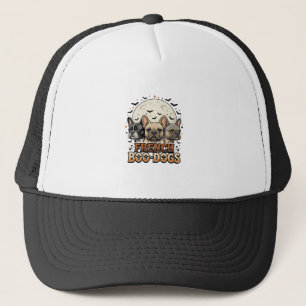 Casquette Halloween Frenchie Boo Dogs Drôle Vintage_1