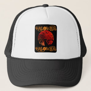 Casquette HALLOWEEN HALLOWEEN CHAT NOIR ÉPouvantails chauves
