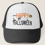 Casquette Halloween heureux (Devant)