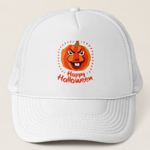 Casquette 🎃 Halloween heureux - Drôle, Effrayant et Citroui