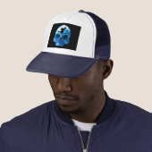 Casquette Halloween sorcière et crâne (En situation)