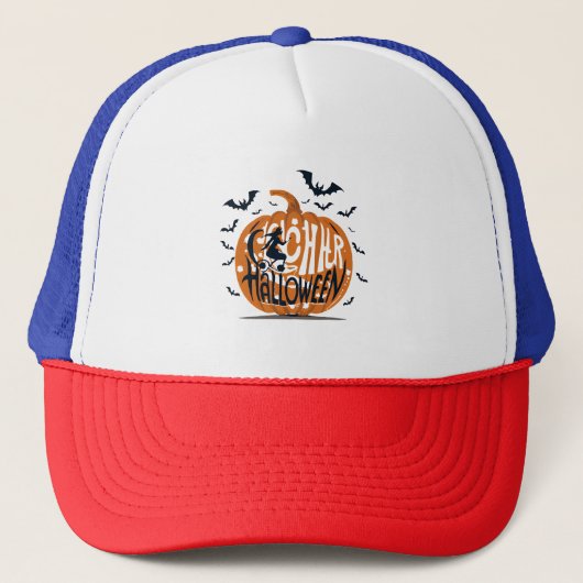 Casquette Halloween vintage (Devant)