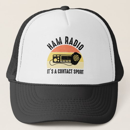 Casquette Ham Radio - C'est un sport de contact (Devant)