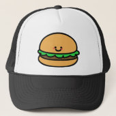 Casquette Hamburger heureux (Devant)