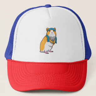 Casquette Hamster à Fitness avec serviette